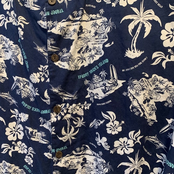 Disneyland Resort Trader Mick’s Mickey Hawaiian Shirt - Picture 3 of 5
